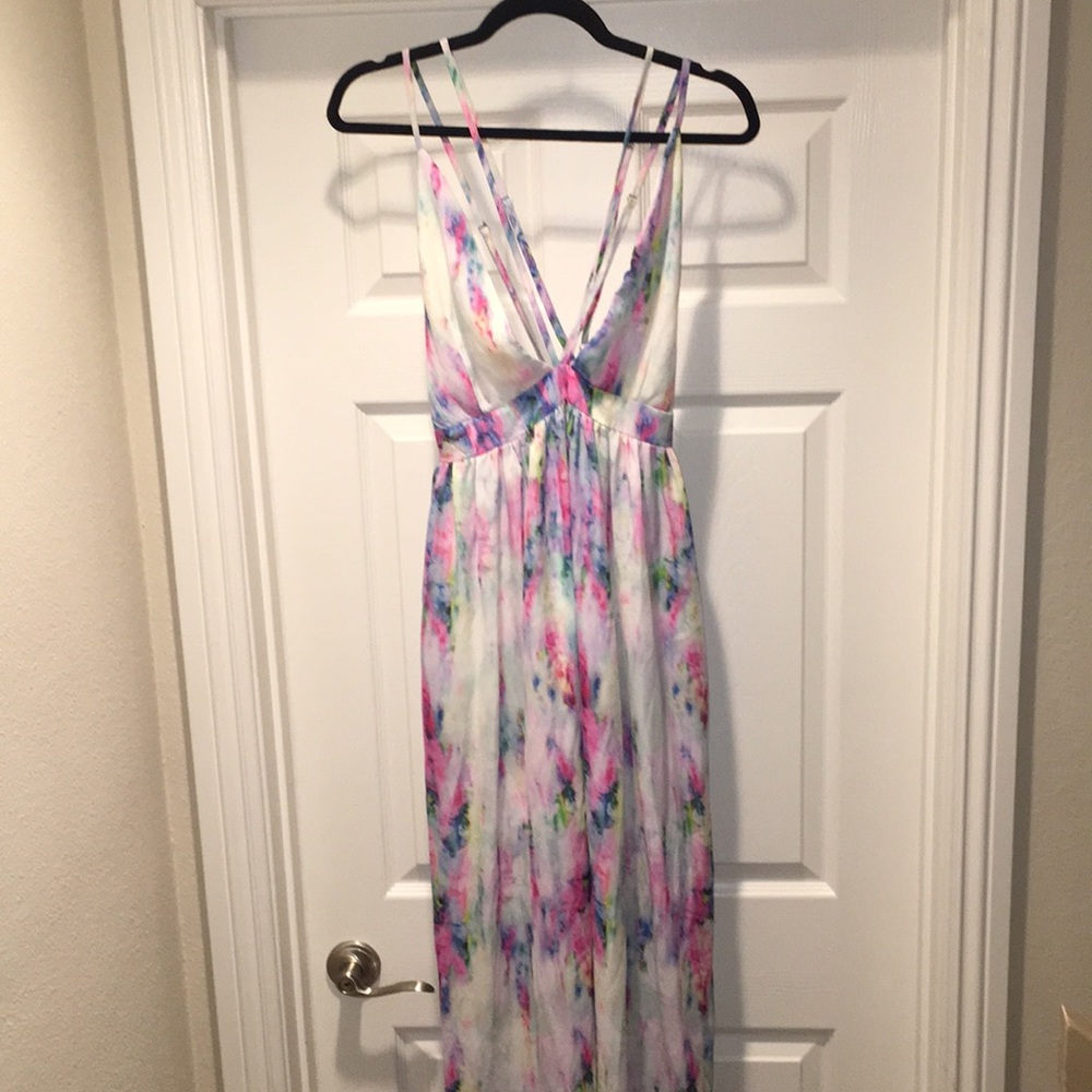 Water Color Maxi Dress